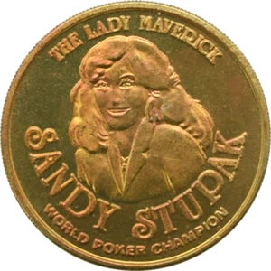 Sandy Stupak "The Lady Maverick" Celebrating The Big 40 1945-1985 Token - Picture 1 of 4