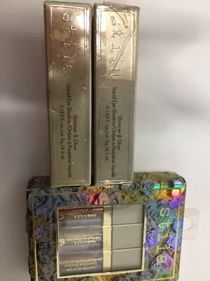 Stilla set of 3 Liquid Eye Shadow shimmer & glow - Image 1 of 4