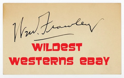 WILLIAM FRAWLEY Vintage Orig Signed AUTOGRAPH I Love Lucy Lucille Ball 's FRED Cover