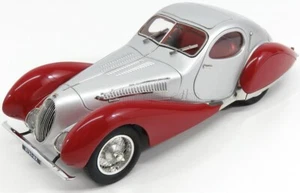 CMC M165 1/18 Talbot Lago T150 C-SS Teardrop Coupe 1937 Silver/Red Used - Picture 1 of 11