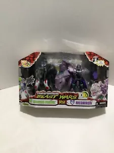 Transformers TRU 10TH Anniversary Beast Wars Optimus Prime vs Megatron - Picture 1 of 2