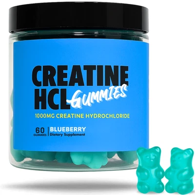 Gummy Lab - CREATINE HCL GUMMIES 1000MG/SERVE CREATINE GUMMY - BLUEBERRY - Image 1 of 4