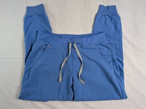 FIGS Zamora Jogger Scrub Pants Blue (PO 1747) Size Medium Bottoms - Picture 1 of 6