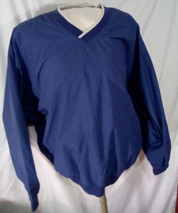 White Bear Windshirt Pullover Long Sleeve V-Neck Golf, Sz 2X. Blue, New  - Picture 1 of 4