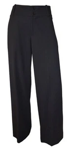 Ralph Lauren Women's Polyester Viscose Classic Flared Pants Black 4 - Picture 1 of 3
