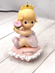 Vintage 2005 Precious Moments November Geburtsstein Porzellan Engel Figur - Bild 1 von 7