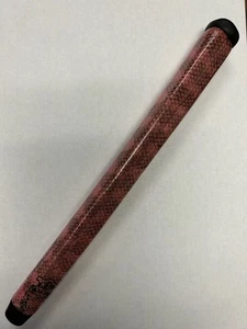 The Grip Master Exotic Snakeskin Print Leather Putter Grip (Pink) NEW - Picture 1 of 2