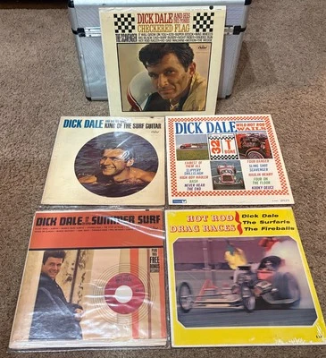 6 DICK DALE & HIS DELTONES SURF HOTROD LPS CAPITOL ~ 1 SEALED ~ 1 WITH BONUS 45 - Image 1 of 2