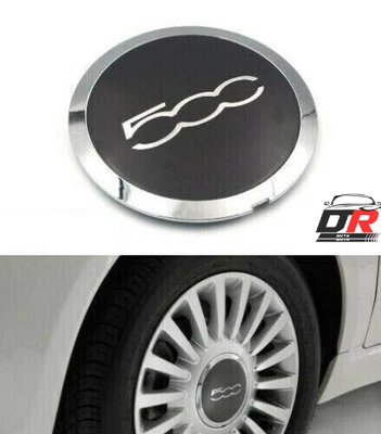 Coppetta, Coppa, Coprimozzo, Calotta per Fiat 500 Dal 2007 per Cerchi in Lega - Immagine 1 di 2