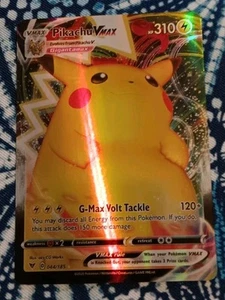Pokémon TCG Pikachu VMAX 044/185 Swsh04: Vivid Voltage Holo - Bild 1 von 2