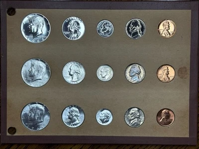 Silver Proof + P&D Mint Set Lot - 1964 Complete In Raymond Holder – Beautiful BU - Image 1 of 4