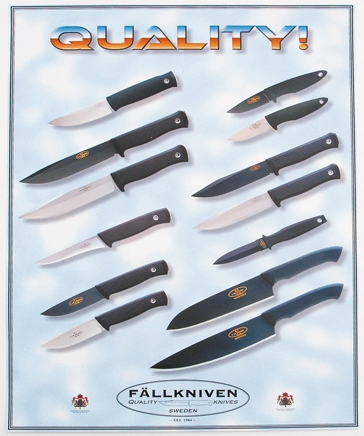Fallkniven Advertising Poster Promo FNP - Image 1 of 1