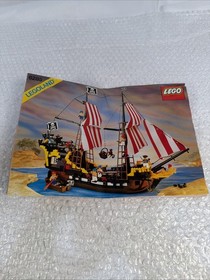 LEGO Legoland Black Sea Barracuda Pirate Ship Set #6285 MANUAL/INSTRUCTIONS ONLY