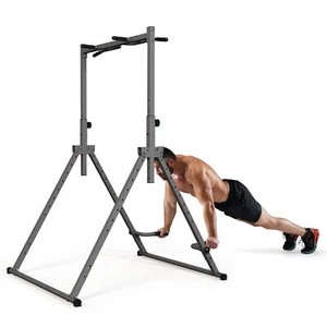 Multigriff Klimmzugstange Kraftstation Dip Station Pull Up Bar Power Tower Stand - Bild 1 von 12