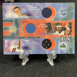 2004 Luxury Box Triple Threat Relics /450 Kirilenko-Anthony-Garnett - Picture 1 of 2