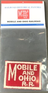 Mobile and Ohio Railroad Red Historical Patch - Picture 1 of 1
