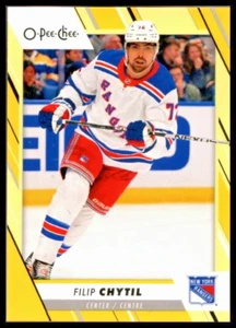 2023-24 O-Pee-Chee Yellow #454 Filip Chytil New York Rangers - Picture 1 of 2