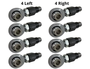 1 1/4" 4 Link Kit – Long Shank 2-Piece Heim Joint 3/4" High Misalignment Spacer - Picture 1 of 12