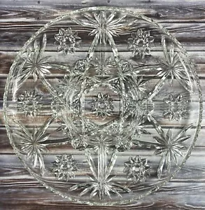 VTG Anchor Hocking Early American Prescut EAPG - 13.5" - 5 Section Serving Tray - Picture 1 of 3