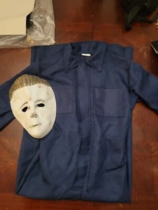 Rubies Halloween II Michael Myers Child’s Jumpsuit Costume Size Lg. With Mask - Picture 1 of 9