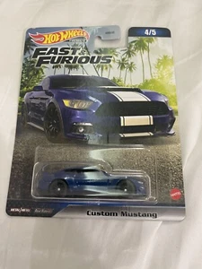 Hot Wheels Premium Fast & Furious Custom Mustang - Picture 1 of 2