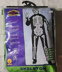 Halloween Concepts Skeleton Bones Scary Ghost Halloween Adult Costume Large-NIB - Picture 1 of 2