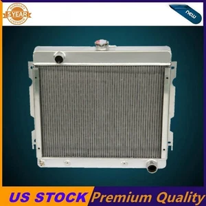 3 Row Aluminum Radiator Fit 1970-1972 Dodge Dart Plymouth Duster/ Valiant V8 GAS - Bild 1 von 8