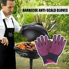 1 Pair Oven Gloves Grill BBQ Barbecue Cooking Gloves G1S1 Heat Resistant C8I9