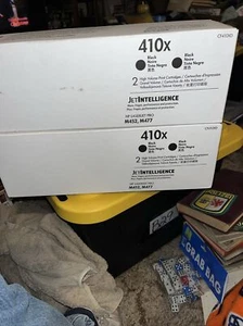 HP Laserjet CF410XD 410x BLACK TONER 2 HIGH VOLUME PRINT CARTRIDGE NEW Sealed - Picture 1 of 8
