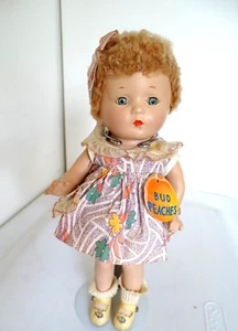 Vintage 1928 Madame Hendren 11" Bud Peaches Composition Patsy Type Girl All Orig - Picture 1 of 5