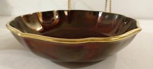 Large Carlton Ware Rouge Royal Bowl Made In England 9 1/4 in Wide 2 1/8 in Tall - Picture 1 of 4