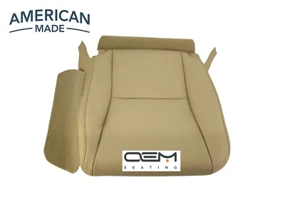 For 2010-2015 Lexus RX450H Driver Bottom Perforated Leather Seat Cover Tan - Image 1 of 4