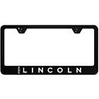 Lincoln UV Print Polycarbonate License Plate Frame (Black)