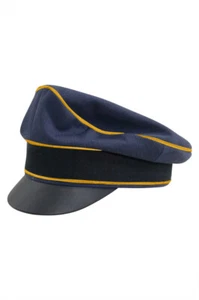 WWII German Luftwaffe Flight blue Gabardine Crusher Visor cap - Imagen 1 de 1