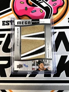 Mason McTavish 2023-24 Upper Deck Premier Mega Patch Logo sul petto /22 - Foto 1 di 2