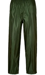 Waterproof Rain Trousers mens womens lightweight over pants Adult Portwest S441 - Picture 1 of 4