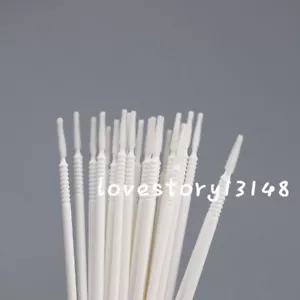 100 Pcs Dental Disposable Micro Brush Bendable Applicator Tips Long Cylidner - Picture 1 of 12