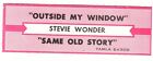 Juke Box Strip Stevie Wonder - Outside My Window / Same Old Story