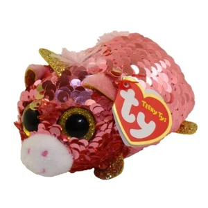 TY Beanie Boos - Peluche de lentejuelas apilable Teeny Tys - SUNSET the Unicorn (4 pulgadas) - Imagen 1 de 1