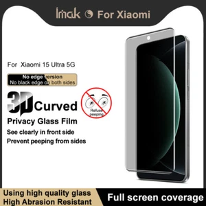 Pour Xiaomi 15 Ultra, imak Privacy No Peeping Verre Trempé Protecteur d'écran - Photo 1 sur 9