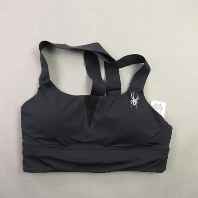 Spyder Bra Womens Small Workout Activewear Black Lightweight Casual Padded - Image 1 of 4