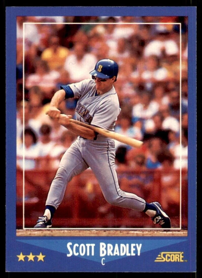 1988 Score Scott Bradley Baseball Cards #151 - Image 1 of 2