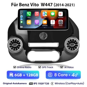 12.3"Android 13 Autoradio 6+128G Für Benz Vito W447 14-24 GPS Navi 4G SWC 8-Kern - Bild 1 von 14