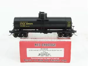 HO Scale Red Caboose RR-33001-65 UTLX 103W 10K Gal Single Dome Tank Car #39025 - Picture 1 of 12
