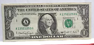 ( WEB NOTE) $1 1988A A-G Plate #4/6 RUN 3 FEDERAL RESERVE NOTE CURRENCY BK $40 - Picture 1 of 2