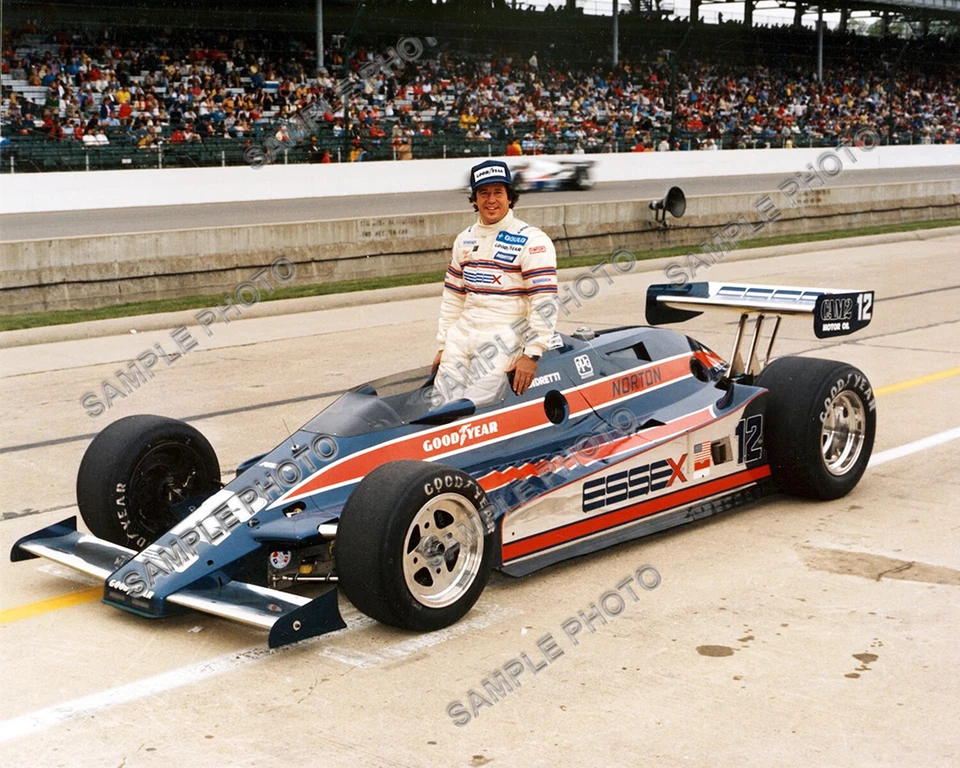 MARIO ANDRETTI 1980 INDY 500 AUTO RACING 8X10 PHOTO - Image 1 of 1