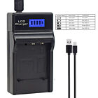 LCD USB Battery Charger for Sanyo DB-L20 L20A DB-L20AU VAR-L20N VAR-L20NI VPC-E1