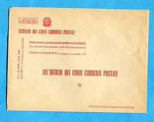 1966 Busta del SERV.C/C POSTALI (Mod.ch 42 C - Ediz.1966) (u255) - Imagen 1 de 1