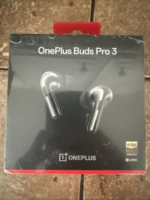 OnePlus Buds Pro 3 Black Dual Drivers, Dual DACs,Dynaudio EQs Bluetooth Ear Buds - Image 1 of 2