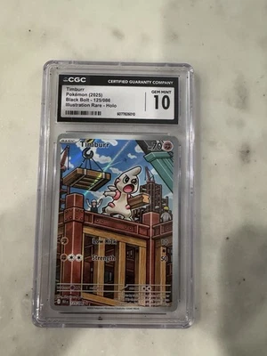 Timburr 125/086 Sv: Black Bolt Holo - Image 1 of 2